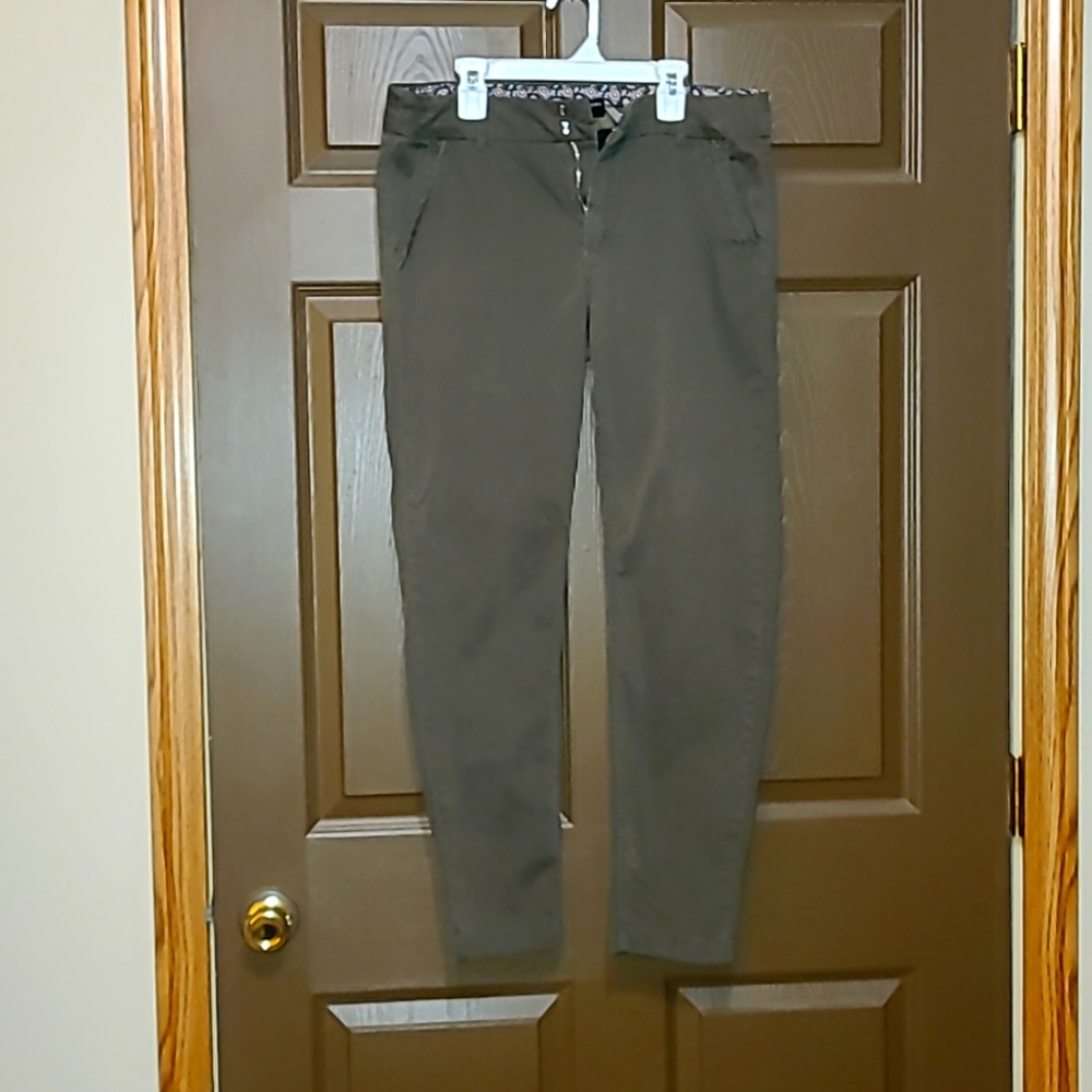 Olive ankle pants